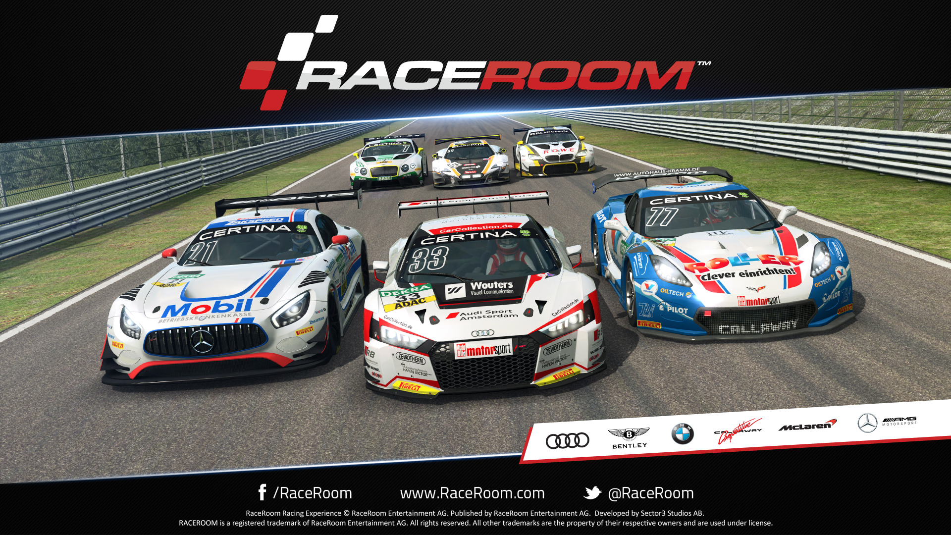 New GT3 cars released in the latest update! - RaceRoom.com